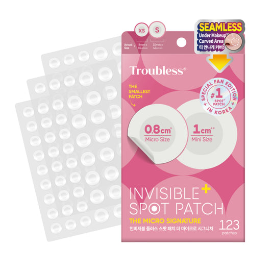 TROUBLESS INVISIBL PLUS SPOT PATCH MIRIACLE PATCH (123 PATCHES)