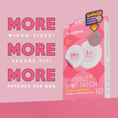 TROUBLESS INVISIBL PLUS SPOT PATCH MIRIACLE PATCH (123 PATCHES)