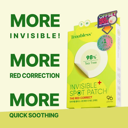 TROUBLESS INVISIBLE PLUS SPOT PATCH (96 PATCHES)