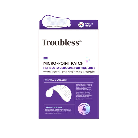 TROUBLESS MICRO POINT PATCH – ANTIAGING (4 PATCHES)