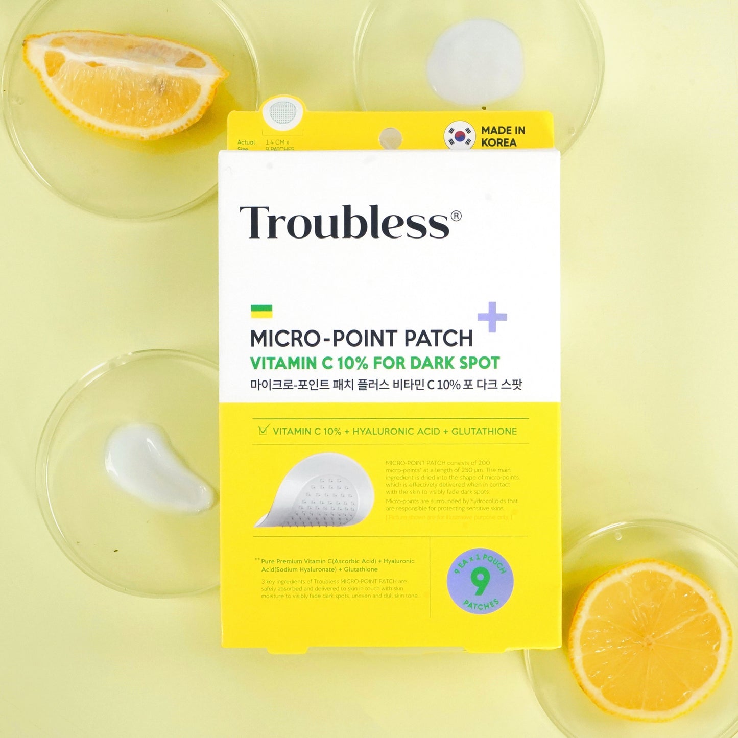 TROUBLESS MICRO POINT PATCH - DARK SPOT (9 PATCHES)
