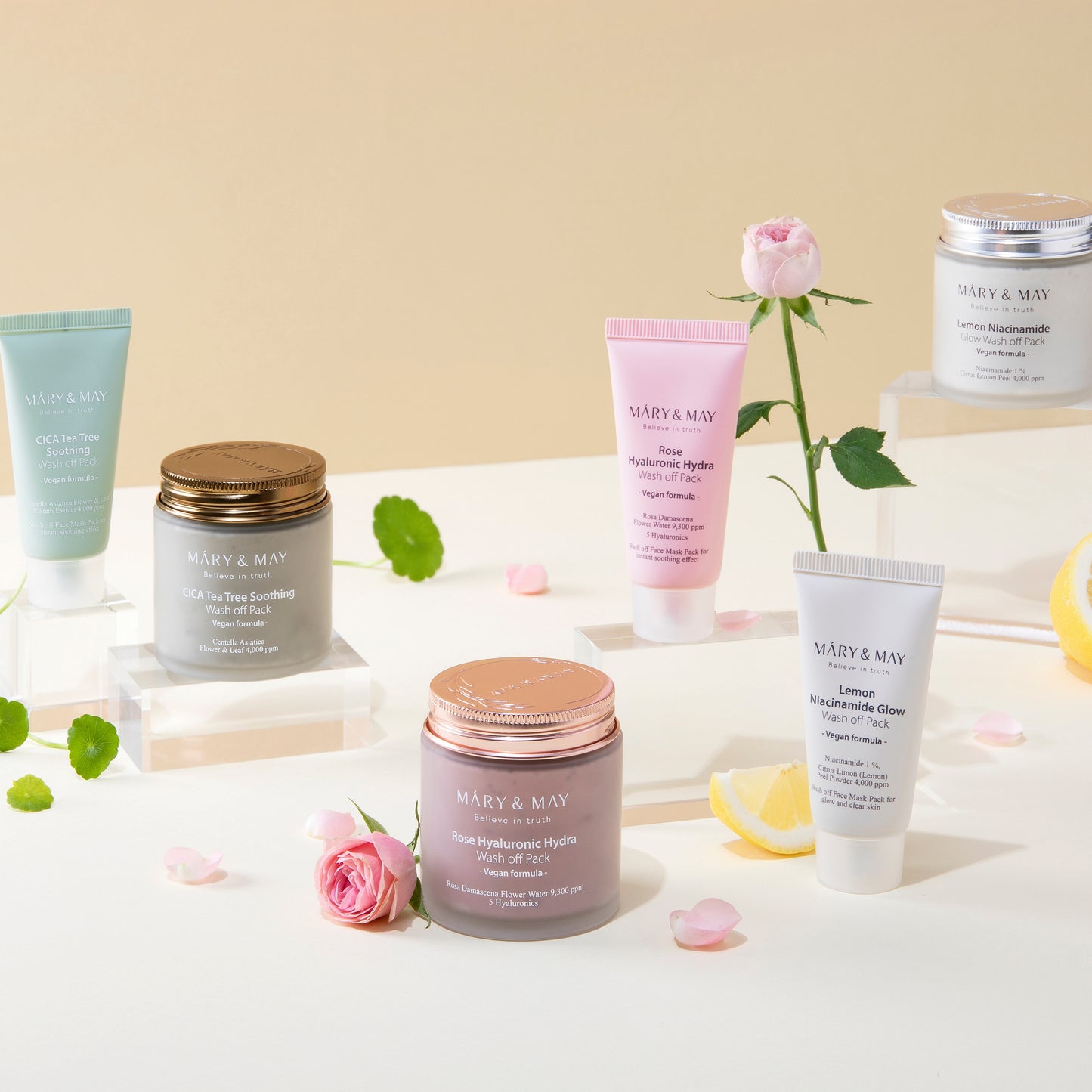 Vegan Wash Off Mask Mini Gift Set (x5)