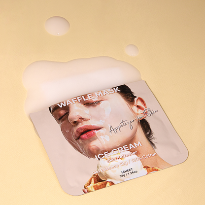 ICE CREAM- WAFFLE MASK