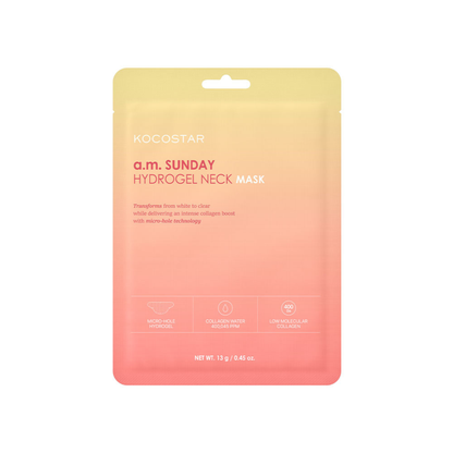 AM SUNDAY HYDROGEL NECK MASK (SINGLE)