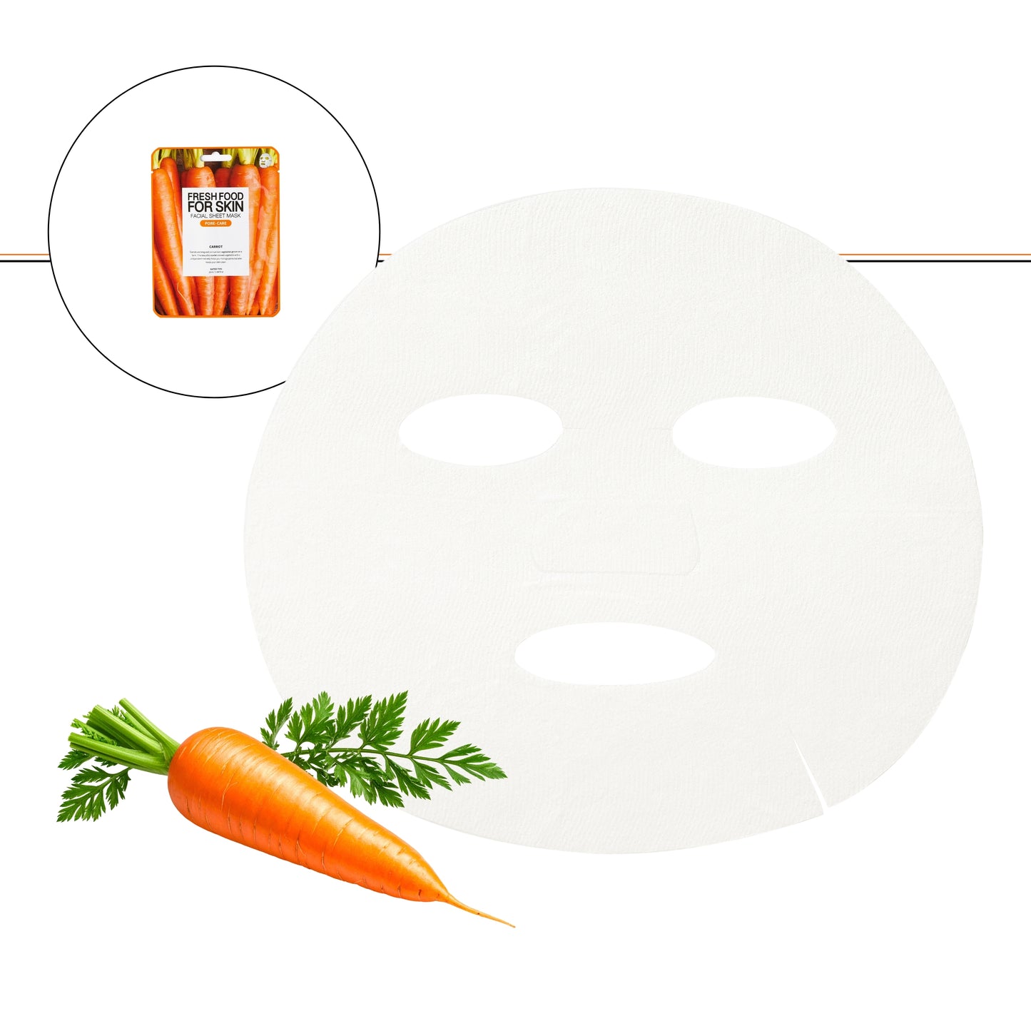 CARROT- FRESHFOOD FACIAL MASK